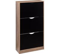 Armoire à chaussures, 3 compartiments, pour 18 paires