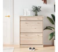 Armoire à chaussures ALTA 77x35x96 cm bois massif de pin vidaXL