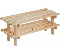 Armoire à chaussures Astigarraga Evolution pin naturel Empilable 30 x 25,9 x 75 cm