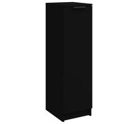 vidaXL Armoire à chaussures noir 30x35x100 cm bois d'ingénierie 811431
