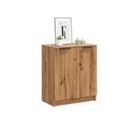 vidaXL Armoire à Chaussures chêne Artisanal Bois d'ingénierie, Armoire de Rangement de Chaussures, Support à Chaussures, unité de Rangement de Chaussures