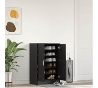 vidaXL Armoire à chaussures chêne noir 60x35x92 cm bois d'ingénierie