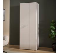 Armoire à chaussures - Décor Sable - 18 paires - L68,7 x P36,5 x H181,1 cm