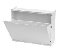 Armoire à chaussures - Design - Modulaire - Compacte - 51x17x40cm - Couleur: Blanc