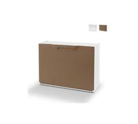 Armoire à chaussures design modulaire moderne et peu encombrante 51x17x40cm, Couleur: Beige