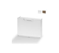 Armoire à chaussures design modulaire moderne et peu encombrante 51x17x40cm, Couleur: Blanc