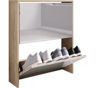 Armoire à chaussures en bois Boite à chaussures miroir Stido L