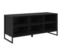 Armoire à chaussures en bois d'ingénierie - vidaXL - Chêne noir - 100x35x44 cm - Design moderne - Durable