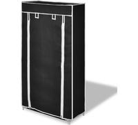 Armoire à chaussures Étagère à chaussures Rangement à chaussures 5 couches 58 x 28 x 106 cm Noir