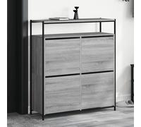 Armoire à Chaussures Étagère Rangement Couloir Entrée Bois d'Ingénierie vidaXL