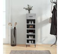 vidaXL Schoenenkast 30x35x105 cm bewerkt hout betongrijs829696 Gris G
