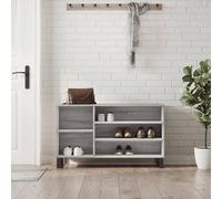 Armoire à Chaussures Étagère Rangement Entrée Couloir Bois d'Ingénierie vidaXL
