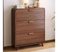 Armoire à chaussures fine et cachée - Armoire à chaussures étroite pour entrée - Seau à bascule sur pied - Organisateur de chaussures moderne