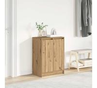 Armoire à chaussures gris béton 57x34x76 cm bois d'ingénierie vidaXL