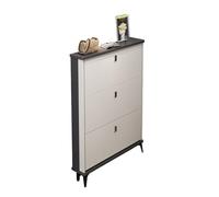 Armoire à Chaussures Minces pour E Stockage ETRACK Stockage GRENE 100X17CM (39.4X6.7In) Idéal pour la Chambre ou Le Placard du Couloir - Design élégant et économique de l'espace