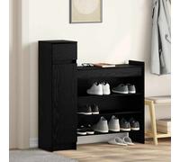 vidaXL Armoire à chaussures Rangement en bois d'ingénierie
