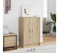 Armoire à Chaussures Placard Rangement Blanc Brillant Bois d'Ingénierie vidaXL