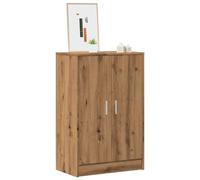 vidaXL Armoire à Chaussures chêne Artisanal Bois d'ingénierie, Armoire de Rangement de Chaussures, Support à Chaussures, unité de Rangement de Chaussures