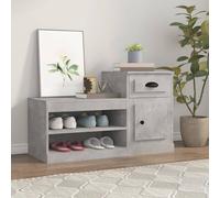 Armoire à Chaussures Placard Rangement Blanc Brillant Bois Ingénierie vidaXL