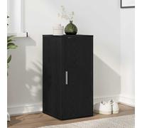 vidaXL Cabinet à chaussures moderne avec étagère Chêne noir 60×35×70 cm