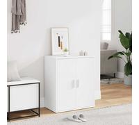 Armoire à Chaussures Placard Rangement Salon Blanc Bois d'Ingénierie vidaXL