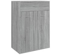 Armoire À Chaussures Résistante À L'humidité Avec Tiroir 60x35x84 Cm Bois Ingénieré Marron