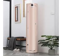 Armoire à chaussures rotative à 360° - Tour de stérilisation intelligente - 8 couches - Rangement vertical - Design doré moderne pour entrée - 127 cm - Solution simple et élégante.