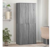 vidaXL Armoire à chaussures Gris Sonoma 80x39x178 cm Bois composite