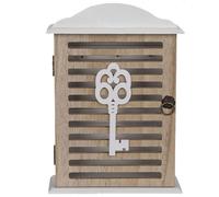 BigBuy Outdoor – Armoire à clefs murale BOIS G en bois