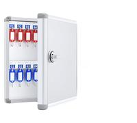 Armoire à CléS 96 PièCes, Rangement SéCurisé pour CléS, BoîTe à CléS Murale Verrouillable en Acier avec Crochet NuméRoté pour La Gestion ImmobilièRe(32-bit/B)