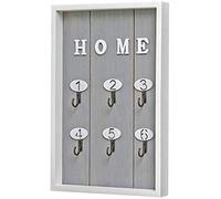 Armoire à clés à Combinaison, boîte à clés Murale décorative, Cadre Photo Minimaliste Nordique, Porte-clés, Support de Rangement décoratif à Chiffres à épissure Bicolore, Cadeau d'anniversai