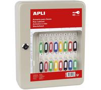 Armoire à clés - APLI - Métallique - 45 clés - Multicolore - 30,5 x 24 x 7,5 cm