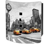 Armoire à clés BURG-WÄCHTER 6204/10 Ni Manhattan avec porte en acier inoxydable