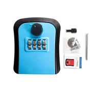 Armoire à clés d'extérieur - Mallette de rangement murale - Serrure à combinaison à 4 chiffres - Construction métallique sûre - Pour les entrées de maison, les appartements de vacances, les accès