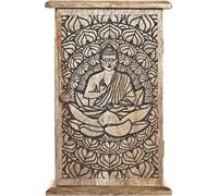 Armoire à clés DKD Home Decor Marron Marron foncé 18 x 7,5 x 28 cm