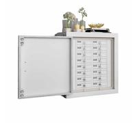 Armoire à clés en acier avec blocage de signal pour téléphone portable, verrouillage et clé en métal, 24 emplacements, idéal pour le bureau et l'école, protection sécurisée pour les clés