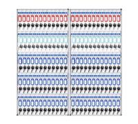 Armoire à clés murale 12180 capacité intérieur/extérieur avec étiquettes et autocollants, idéale pour la maison, le bureau et le bureau.