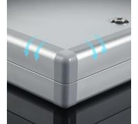 Armoire À Clés Murale À 24/32/48/72 Positions avec Serrure À Clé, Boite A Clefs avec Crochet, pour Maison, Bureau(24-bit)