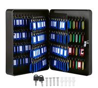 Armoire à clés murale de grande capacité - Boîte de verrouillage en acier sécurisé pour bureau, hôtel, banque - Clé en acier Q235 240 positions Solution de rangement robuste Noir