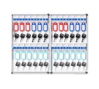 Armoire à clés murale pour intérieur/extérieur - Capacité de 12180 clés - Rangement de clés pour la maison, le bureau et le travail - Avec étiquettes et autocollants pour une identification facile