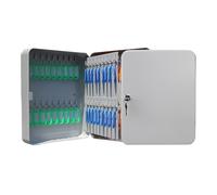 Armoire à clés verrouillable avec crochets 48/72/105, nizer à clés en métal durable, rangement de clés antivol pour appartements et bureaux, solution de gestion des clés, 72 bits