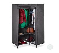 Armoire à coins penderie d'angle 8 étagères pliable armoire d'angle 8 étages