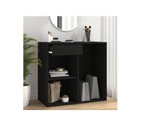 Armoire Cosmétique Chêne Fumé 80x40x75 cm Bois d'Ingénierie Dressing vidaXL
