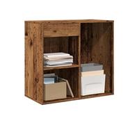 Vidaxl Armoire À Cosmétiques Vieux Bois 80x40x75 Cm Bois D'ingénierie Marron
