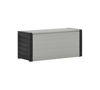 Armoire à déchets de jardin - - Gris - Stockage compact - PVC et PP