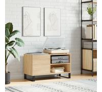 Vidaxl Armoire À Disques Chêne Sonoma 85x38x48 Cm Bois D'ingénierie Marron