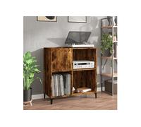 vidaXL Armoire à Disques, Armoire Latérale avec Rangement, Meuble pour Tourne-Disque, Buffet de Salon, Industriel 832002