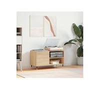 vidaXL Armoire à disques Chêne Sonoma 85x38x48 cm Bois d'ingénierie 831695