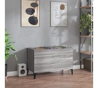 Armoire à Disques Meuble de Rangement pour Vinyles Bois d'Ingénierie vidaXL
