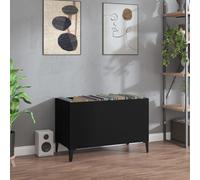 Armoire à Disques Meuble de Rangement pour Vinyles Bois d'Ingénierie vidaXL